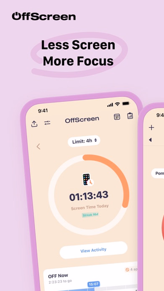 OffScreen: Screen Time Control Screenshot 1 - AppWisp.com OffScreen: Screen Time Control Screenshot 1 - AppWisp.com