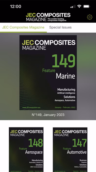 JEC Composites Magazine Screenshot 1 - AppWisp.com JEC Composites Magazine Screenshot 1 - AppWisp.com