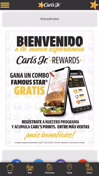 Carl’s Jr.®: CDMX-EdoMéx-Mich Screenshot 2 - AppWisp.com Carl’s Jr.®: CDMX-EdoMéx-Mich Screenshot 2 - AppWisp.com