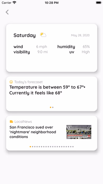 Day Simple - Weather and more Screenshot 2 - AppWisp.com Day Simple - Weather and more Screenshot 2 - AppWisp.com