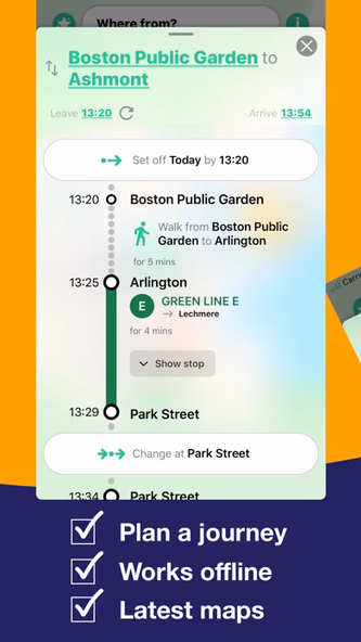 Boston T Subway Map & Routing Screenshot 3 - AppWisp.com Boston T Subway Map & Routing Screenshot 3 - AppWisp.com