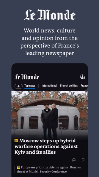 Le Monde, Live News Screenshot 1 - AppWisp.com Le Monde, Live News Screenshot 1 - AppWisp.com
