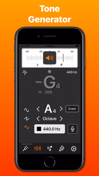 UniTuner - Chromatic Tuner Screenshot 3 - AppWisp.com UniTuner - Chromatic Tuner Screenshot 3 - AppWisp.com