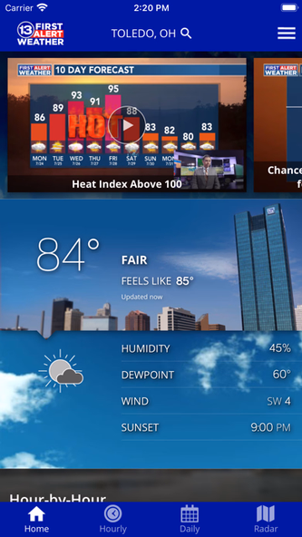 13abc First Alert Weather Screenshot 1 - AppWisp.com 13abc First Alert Weather Screenshot 1 - AppWisp.com