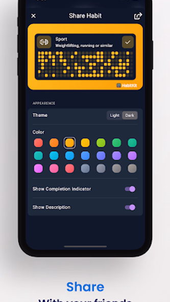 Habit Tracker - HabitKit Screenshot 4 - AppWisp.com Habit Tracker - HabitKit Screenshot 4 - AppWisp.com
