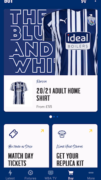 West Bromwich Albion Screenshot 4 - AppWisp.com West Bromwich Albion Screenshot 4 - AppWisp.com
