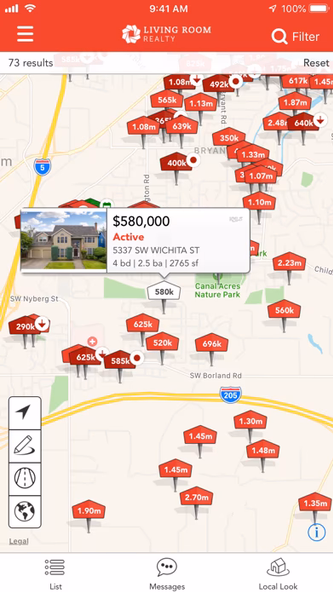 Living Room Realty Screenshot 1 - AppWisp.com Living Room Realty Screenshot 1 - AppWisp.com