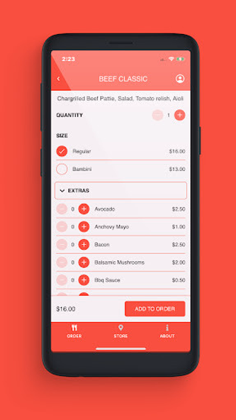 Red Star Burger Bar Screenshot 2 - AppWisp.com Red Star Burger Bar Screenshot 2 - AppWisp.com