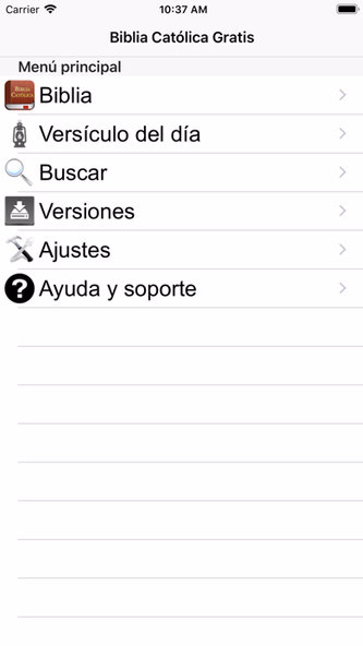 Biblia Católica Móvil Screenshot 1 - AppWisp.com Biblia Católica Móvil Screenshot 1 - AppWisp.com
