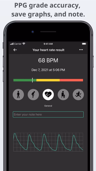 Heart Rate Plus: Pulse Monitor Screenshot 2 - AppWisp.com Heart Rate Plus: Pulse Monitor Screenshot 2 - AppWisp.com