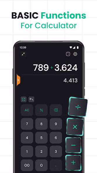 Basic Calculator: GPA & Math Screenshot 2 - AppWisp.com Basic Calculator: GPA & Math Screenshot 2 - AppWisp.com