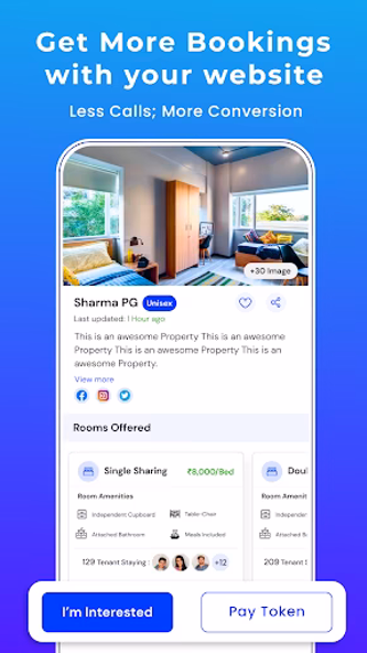 RentOk PG Hostel Flat Manager Screenshot 2 - AppWisp.com RentOk PG Hostel Flat Manager Screenshot 2 - AppWisp.com