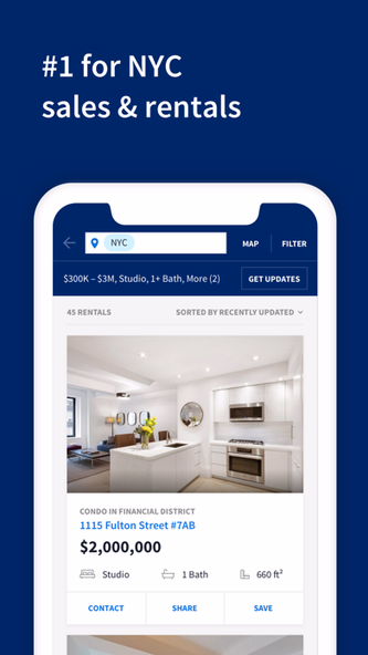 StreetEasy NYC Rentals & Sales Screenshot 1 - AppWisp.com StreetEasy NYC Rentals & Sales Screenshot 1 - AppWisp.com