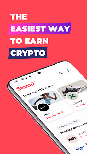 StormX: Shop and Earn Crypto Screenshot 1 - AppWisp.com StormX: Shop and Earn Crypto Screenshot 1 - AppWisp.com