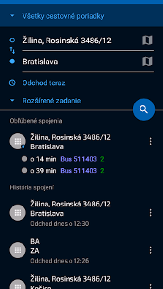 Cestovné poriadky CP Screenshot 3 - AppWisp.com Cestovné poriadky CP Screenshot 3 - AppWisp.com