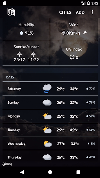 Singapore Weather Screenshot 2 - AppWisp.com Singapore Weather Screenshot 2 - AppWisp.com