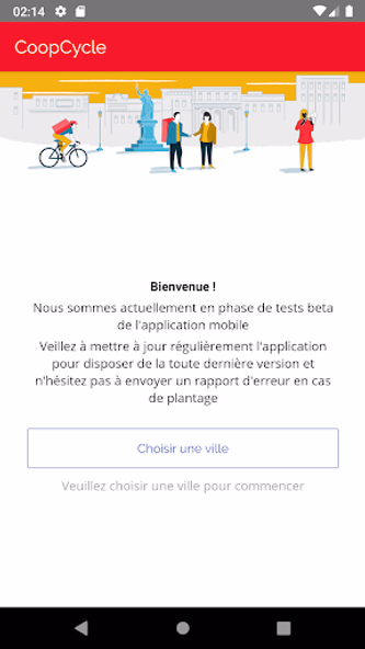 CoopCycle Screenshot 1 - AppWisp.com CoopCycle Screenshot 1 - AppWisp.com