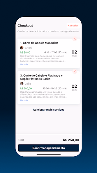 AppBarber: Cliente Screenshot 4 - AppWisp.com AppBarber: Cliente Screenshot 4 - AppWisp.com