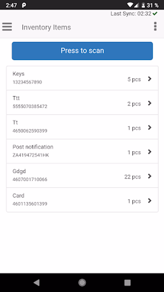 InventoryDemo Screenshot 3 - AppWisp.com InventoryDemo Screenshot 3 - AppWisp.com