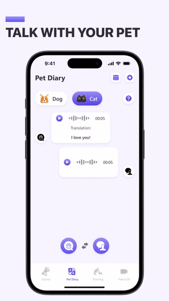 Pet Translator: Prank Sounds Screenshot 2 - AppWisp.com Pet Translator: Prank Sounds Screenshot 2 - AppWisp.com