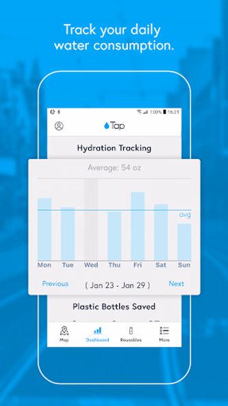 Tap Water Stations & Hydration Screenshot 1 - AppWisp.com Tap Water Stations & Hydration Screenshot 1 - AppWisp.com