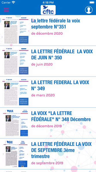 CFTC Territoriaux Screenshot 3 - AppWisp.com CFTC Territoriaux Screenshot 3 - AppWisp.com