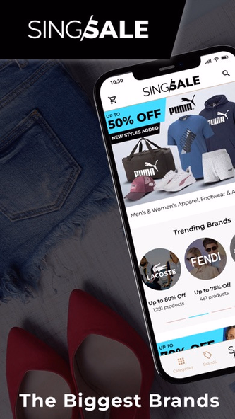 SINGSALE Screenshot 1 - AppWisp.com SINGSALE Screenshot 1 - AppWisp.com
