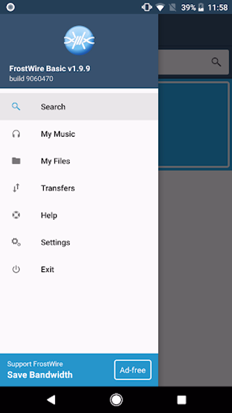 FrostWire Downloader & Player Screenshot 1 - AppWisp.com FrostWire Downloader & Player Screenshot 1 - AppWisp.com