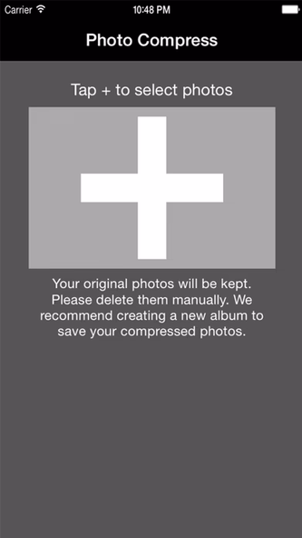 Photo Compress - Shrink Pics Screenshot 1 - AppWisp.com Photo Compress - Shrink Pics Screenshot 1 - AppWisp.com