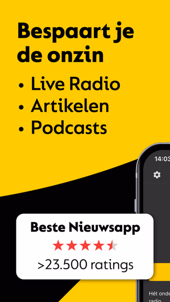 BNR | Nieuws, Radio & Podcasts Screenshot 3 - AppWisp.com BNR | Nieuws, Radio & Podcasts Screenshot 3 - AppWisp.com