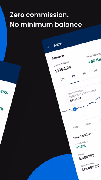 Vested: US Stocks Investing Screenshot 2 - AppWisp.com Vested: US Stocks Investing Screenshot 2 - AppWisp.com
