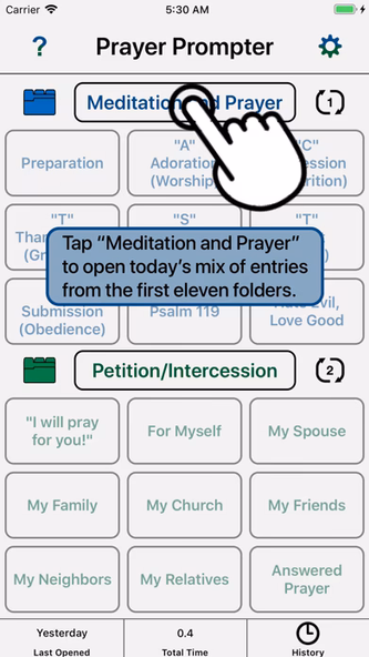 Christian Prayer Prompter Screenshot 4 - AppWisp.com Christian Prayer Prompter Screenshot 4 - AppWisp.com