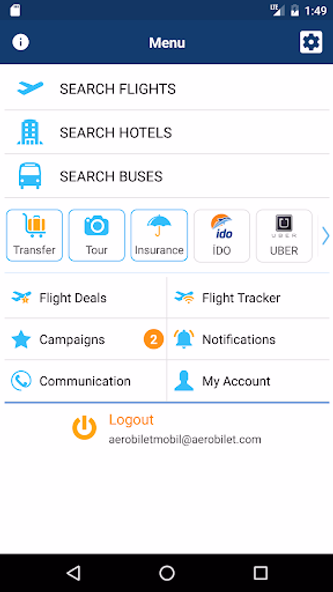 Aerobilet - Flights, Hotels, B Screenshot 1 - AppWisp.com Aerobilet - Flights, Hotels, B Screenshot 1 - AppWisp.com