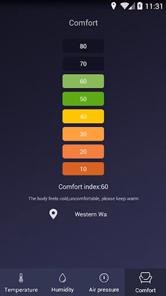 Thermometer - Hygrometer Screenshot 4 - AppWisp.com Thermometer - Hygrometer Screenshot 4 - AppWisp.com