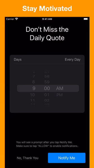 FitQuote — Motivation Quotes Screenshot 2 - AppWisp.com FitQuote — Motivation Quotes Screenshot 2 - AppWisp.com