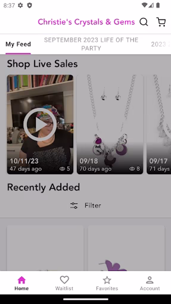 Christie's Crystals & Gems Screenshot 1 - AppWisp.com Christie's Crystals & Gems Screenshot 1 - AppWisp.com