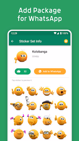 WASticker-Sticker for WhatsApp Screenshot 1 - AppWisp.com WASticker-Sticker for WhatsApp Screenshot 1 - AppWisp.com