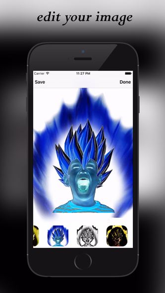 Photoeditor for Super Saiyan: Be a hero Screenshot 2 - AppWisp.com Photoeditor for Super Saiyan: Be a hero Screenshot 2 - AppWisp.com