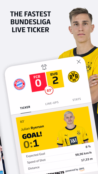 Bundesliga: Soccer Games, News Screenshot 3 - AppWisp.com Bundesliga: Soccer Games, News Screenshot 3 - AppWisp.com
