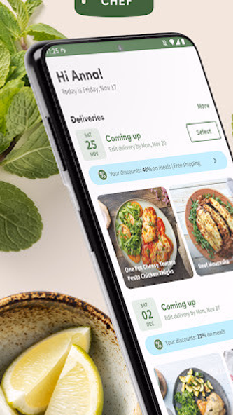 Green Chef: Healthy Recipes Screenshot 1 - AppWisp.com
