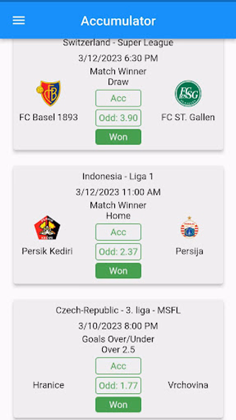 CORRECT SCORE 100% Screenshot 4 - AppWisp.com CORRECT SCORE 100% Screenshot 4 - AppWisp.com