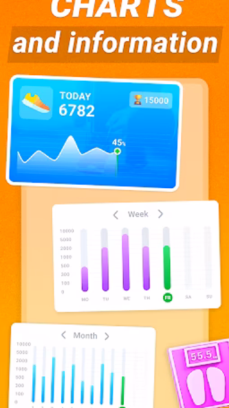 Pedometer walking step Counter Screenshot 3 - AppWisp.com Pedometer walking step Counter Screenshot 3 - AppWisp.com