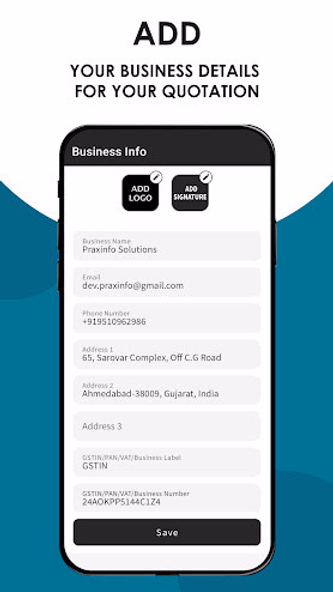 Quotation Maker Screenshot 3 - AppWisp.com Quotation Maker Screenshot 3 - AppWisp.com
