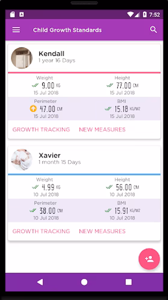 Child Growth Tracking Screenshot 1 - AppWisp.com Child Growth Tracking Screenshot 1 - AppWisp.com
