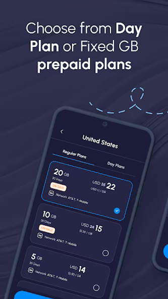 Nomad eSIM: Prepaid Data Plan Screenshot 2 - AppWisp.com Nomad eSIM: Prepaid Data Plan Screenshot 2 - AppWisp.com