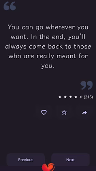 Heart Touching Quotes Screenshot 4 - AppWisp.com Heart Touching Quotes Screenshot 4 - AppWisp.com