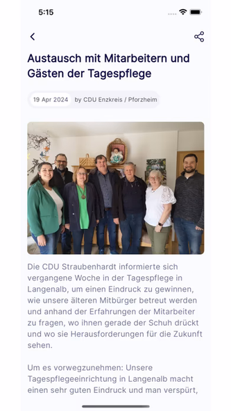 CDU Enzkreis / Pforzheim Screenshot 4 - AppWisp.com CDU Enzkreis / Pforzheim Screenshot 4 - AppWisp.com