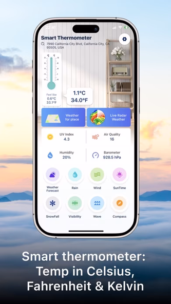 Thermometer: Check temperature Screenshot 1 - AppWisp.com Thermometer: Check temperature Screenshot 1 - AppWisp.com