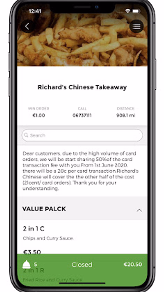 Richard's Chinese Takeaway Screenshot 2 - AppWisp.com Richard's Chinese Takeaway Screenshot 2 - AppWisp.com