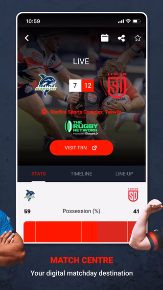 Major League Rugby Screenshot 4 - AppWisp.com Major League Rugby Screenshot 4 - AppWisp.com